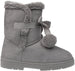 Fifth & Luxe Womens Comfortable and Warm Microsuede Winter Boot with Pom Pom Bow