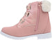 bebe Girls’ Fashion Warm Boots for Little/Big Girls, Faux Fur Knee High Leather Boots with Rhinestone Logo Straps for Winter