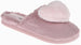 Women's Warm and Comfy Faux Fur Slipper With Heart Pom Poms