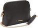 Women’s Saffiano Dome Crossbody Bag with Chain Strap