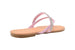 Via Rosa Ladies Fashion Sandals Thong Slip On Flats with Rhinestone