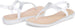 dELiAs Girls Big Kid PCU Glitter Thong Slide Sandal with Adjustable Back Strap - Fashion Summer Shoes
