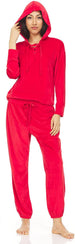 Women's Long Sleeve Pullover with Hoodie and Jogger Pants, 2-PC Set for Women