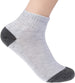 Ben Sherman Boy’s Socks- , Ankle Socks Solid Casual Socks Comfort Fit-Logo Bottom Print, Ribbed Trim for 10-pack