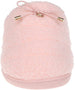 Laundry Womens Fluffy And Comfy Quilted Faux Fur Slippers With Bow & Metal Logo Charm