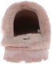 Women's Warm and Comfy Microsuede Slipper with Faux Fur Collar