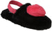 Women's Soft and Comfy Faux Fur Slipper with Elastic Back