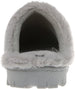 Women's Warm and Comfy Microsuede Slipper with Faux Fur Collar