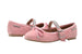 bebe Girls Big Kid Round Toe Mary Jane Dress Slip-On Flat Shoe Embellished with Sparkly Rhinestone Strap and Bow