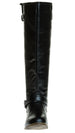 Sara Z Ladies Riding Boot with Back Studs (Black), Size 9