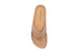 Gold Toe Mens Footbed Sandal Flip Flop Slide with Contrast Color Sole Slip On Shoe