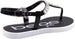 Girl's PCU Sparkly Rhinestone Fashion T-Strap Thong Sandals, Fancy Spring and Summer Slip-On Flats