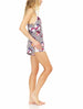 Laundry by Shelli Segal Womens Shiny Microfiber & Lace Matching Camisole & Shorts Set | Elegant Lightweight Sleepwear w/ Lace Detail | Loose-Fitting Sleeveless Design | Small to Extra Large Nightwear