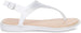 dELiAs Girls Big Kid PCU Glitter Thong Slide Sandal with Adjustable Back Strap - Fashion Summer Shoes