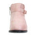 bebe Toddler Girls Ankle Boots Side Bow Slip-On Low-Heel Fashion Microsuede Shoes
