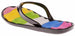 Chatties Girls Jelly Flip Flops - Black, Size 10/11 (More Colors and Sizes Available)