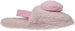 Women's Soft and Comfy Faux Fur Slipper with Elastic Back