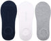 Ben Sherman Menâ€™s 3-Pack Casual Solid Sneaker Socks - Natural Cotton Blend