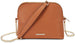 Women’s Saffiano Dome Crossbody Bag with Chain Strap