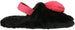 Women's Soft and Comfy Faux Fur Slipper with Elastic Back