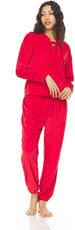 Women's Long Sleeve Pullover with Hoodie and Jogger Pants, 2-PC Set for Women