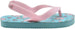 Chatties Toddler Baby Girls’ Little Kid Printed Rubber Flip Flops with Elastic Strap - Cute Lightweight Summer Slipper Shoe
