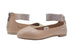 bebe Girls Ballet Flats Slip On Sandals with Rhienstone Ankle Strap
