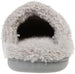 Women's Microsuede Slipper With Faux Fur Collar And Memory Foam Insoles