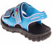 Chatties Toddler Girls Velcro Strap Sandals - Turquoise, Size 11 / 12 (More Colors and Sizes Available)