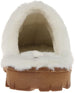 Women's Warm and Comfy Microsuede Slipper with Faux Fur Collar