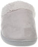 Women's Microsuede Slipper With Faux Fur Collar And Memory Foam Insoles