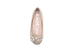bebe Girls Big Kid Shiny Metallic Ballet Flats Slip-On Round Toe Dress Ballerina Shoe with Rhinestone Embellished Bow