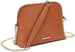 Women’s Saffiano Dome Crossbody Bag with Chain Strap
