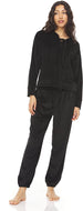 Women's Long Sleeve Pullover with Hoodie and Jogger Pants, 2-PC Set for Women