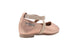 bebe Toddler Girls Little Kid Metallic Ballet Flats Slip-On Round Toe Dress Ballerina Shoe with Glitter Embellished Strap
